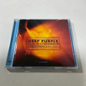 2CD DEEP PURPLE LIVE IN STOCKHOLM 1970 ディープパープル