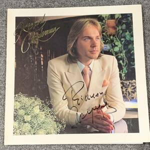 Richard Clayderman リチャード・クレイダーマン　直筆サイン入りレコード　