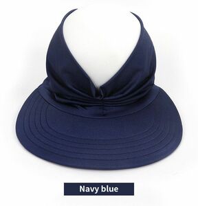 サンバイザー　スポーツサンバイザー　帽子 ハット　ワイドつば夏UV保護キャップ伸縮性