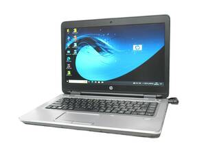 爆速/AMD PRO A8 8600B/SSD 240GB/メモリ- 8GB/Radeon R6グラフィック☆HP ProBook 645 G2 無線LAN/Bluetooth/DisplayPort/USB3.0/Type-C