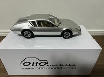 アルピーヌA310 1600 シルバー 1/18スケール ミニカー OttO mobile OTM680ミニカー ALPINE RENAULT_画像3