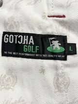 大人気！ GOTCHA GOLF ガッチャ ゴルフ ロゴ刺繍 ストレッチ ゴルフパンツ ボトムス ワインレッド Lサイズ メンズ ゴルフウェア ○ 新規×_画像6