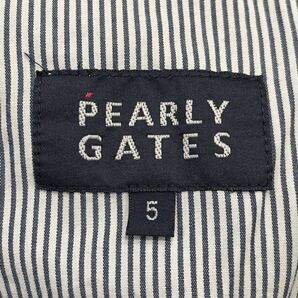 春夏に！ PEARLY GATES パーリーゲイツ コットン ハーフパンツ ボトムス ネイビー 5サイズ メンズ ゴルフウェア ○ 新規× （D6）の画像4