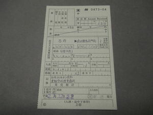 282.JR東日本 自動車運賃削除 出札補充券