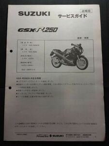 GSX-R250（GSX-R250CK）（GJ72A）（J703）SUZUKIサービスガイド（サービスマニュアル）追補版