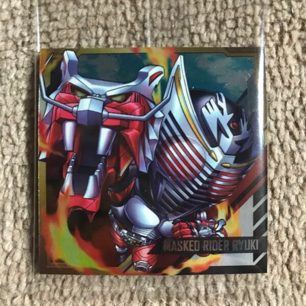 仮面ライダー にふぉるめーしょん シールウエハース　仮面ライダー龍騎