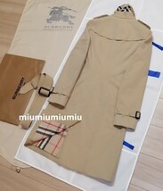 最終価格です●本物上質●バーバリー　BURBERRY トレンチコート ベージュ アウター ロング ベルト　ヘリテージ　現行モデル　素敵め　XS S_画像7