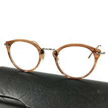 【アイヴァン】本物 EYEVAN 眼鏡 E-0505 ブラウン BARK/S 度入り サングラス メガネ めがね メンズ レディース 日本製 ケース 箱 送料520円_画像4