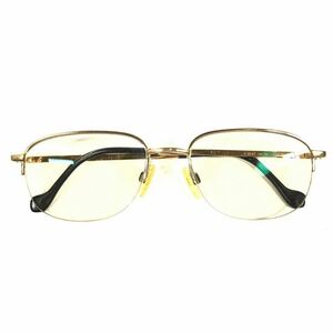 【デュポン】本物 S.T.Dupont 眼鏡 ロゴテンプル 23KT GP ゴールド色系 度入り サングラス メガネ めがね メンズ レディース 送料520円