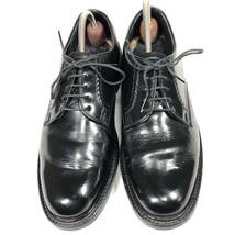 【リーガル】本物 REGAL 靴 24.5cm 黒 プレーントゥ ビジネスシューズ 外羽根式 本革 レザー 男性用 メンズ 24 1/2 EE_画像2