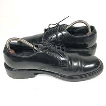 【リーガル】本物 REGAL 靴 24.5cm 黒 プレーントゥ ビジネスシューズ 外羽根式 本革 レザー 男性用 メンズ 24 1/2 EE_画像7
