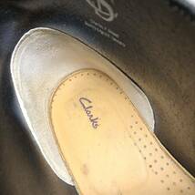 【クラークス】本物 Clarks 靴 26.5cm 黒 ショートブーツ ハイカットシューズ カジュアルシューズ スエード 男性用 メンズ UK 8 1/2 G_画像9