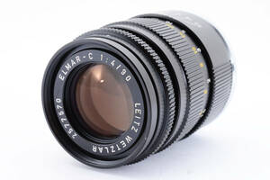 【外観美品】 ライカ LEICA ELMAR-C 90mm F4 Mマウント CL用 単焦点レンズ 動作確認済み #1424