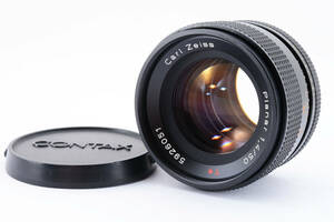 【美品】 Contax コンタックス Carl Zeiss カールツァイス Planar T* 50mm F1.4 AEJ 単焦点 動作確認済み #1425