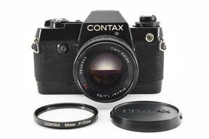 【美品】 CONTAX コンタックス 137 MD QUARTZ + Planar 50mm F1.4 T* AEJ フィルムカメラ レンズ セット 一眼レフ 動作確認済み #1448 