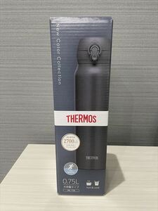 未使用 サーモス THERMOS JNL-756 水筒 スモークブラック 0.75L ボトル ステンレス構造 保温・保冷 真空断熱ケータイマグ パッキンセット