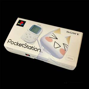 SONY ソニー PocketStation ポケットステーション ホワイト SCPH-4000 箱有 取扱説明書付 PS1 周辺機器 どこでもいっしょ