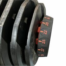 DO NOT DROP DUMBBELL 可変式 ダンベル 40kg 2個セット ダイヤル式 筋トレ トレーニング アジャスタブルダンベル 土台付_画像5