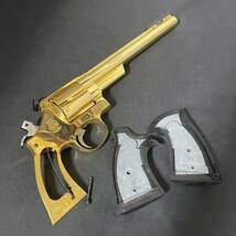 ★☆コクサイ モデルガン S&W M29 A.F. 8 3/8 インチ .44MAGNUM SMG刻印 金属製 44マグナム 24K フルメッキ 発火済 ラバーグリップ☆★_画像8