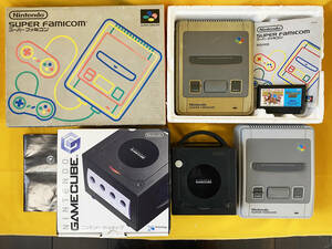 まとめ★SFC スーパーファミコン ゲームキューブ GAMECUBE ブラック 箱 本体 説明書