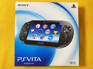 新品未使用★貴重★PSVIta PlayStation Vita (プレイステーション ヴィータ) Wi‐Fiモデル クリスタル・ブラック (PCH-1000 ZA01) 