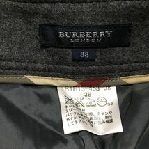 Burberry London 三陽商会　ウール素材　グレー_画像2