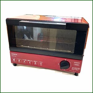  used * Hitachi * oven toaster HTO-C1A 2022 year made red 1000W