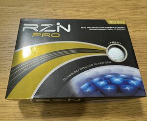 【ツアーボール】RZN PRO 4ピース ウレタンカバー ゴルフボール 1ダース（全12球）