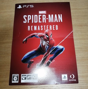 PS5 Marvel’s Spider-Man Remastered スパイダーマン リマスター 本編ダウンロードコード コード通知のみ []