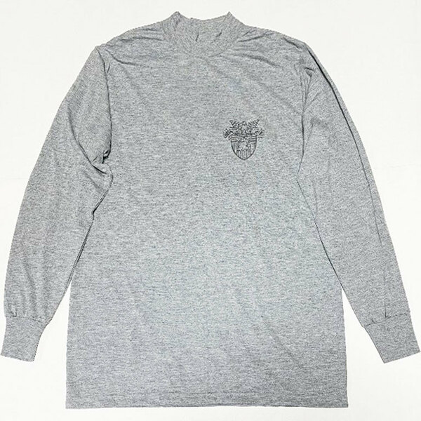 ■米陸軍士官学校 USMA IPFUトレーニングロングTシャツ・グレー MEDIUM新品■