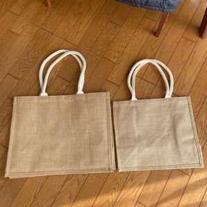 無印良品 ジュートエコバッグ大小セット