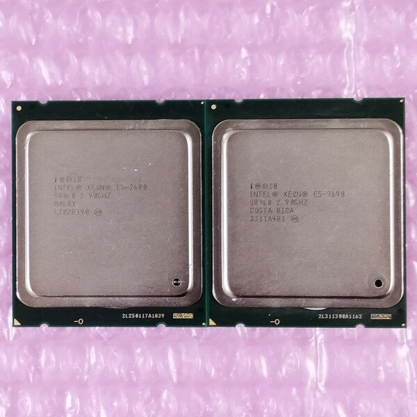 【動作確認済/2個セット】Xeon E5-2690 2.90GHz サーバー用CPU LGA2011