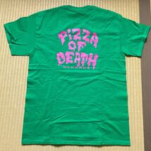 ワニマ Tシャツ WANIMA ピザロゴTシャツ wanima バンドTシャツ PIZZA OF DEATH 半袖Tシャツ ピザオブデス オフィシャルTシャツ KENTA 緑_画像2