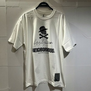 NEIGHBORHOOD×YOHJI YAMAMOTO 23ss YN.CREWNECK SS-2 TEE Lサイズ ネイバーフッド×ヨウジヤマモト クルーネック半袖Tシャツ