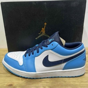 NIKE 2021 AIR JORDAN 1 LOW UNIVERSITY BLUE 29cm 553558-144 ナイキ エア ジョーダンワンロー ユニバーシティブルー