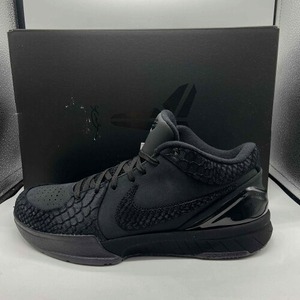 NIKE 2023 KOBE IV PROTRO 27.0cm FQ3544-001 ナイキ コービー4プロトロ ブラック スニーカー