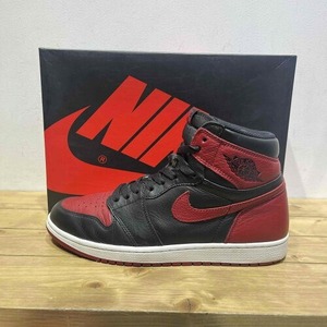 NIKE AIR JORDAN 1 RETRO HIGH OG 2016年 BRED/BANNED 28.5cm 555088-001 ナイキ エアジョーダンワンレトロハイ ブレッド/バンド