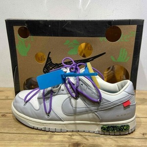 NIKE 2021 x OFF-WHITE DUNK LOW Collection 50 of 47 28.5cm DM1602-125 ナイキ オフホワイト ダンクロー スニーカー