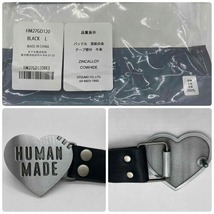 HUMAN MADE 24ss LEATHER BELT Size-L HM27GD120 ヒューマンメイド レザーベルト_画像2