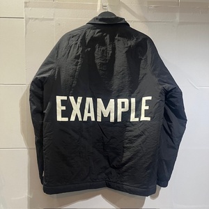 EXAMPLE COACH JACKET Lサイズ エグザンプル 中綿ナイロンコーチジャケット