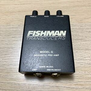 fishman プリアンプ　model G アコースティック　フィッシュマン