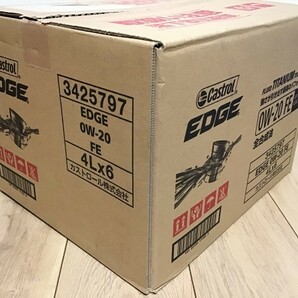 全国送料無料 4L×6本1ケース カストロール EDGE エンジンオイル 0W-20 FE SP/GF-6 4輪ガソリン車用の画像2