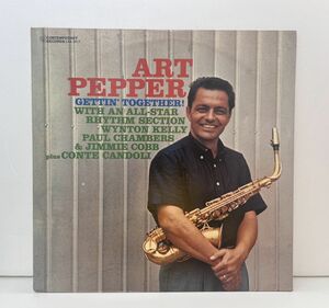 LP盤レコード/ART PEPPER/GETTIN’ TOGETHER/CONTENPORARY RECORDS/解説書付き/LAX-3017【M005】