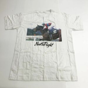 雑貨 / Tシャツ 競馬 ノースフライト / フリーサイズ / 着丈約69cm、身幅約52cm【Z010】