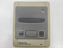 ゲーム機本体 /スーパーファミコン/Nintendo/動作確認済/箱,取説,コントローラー,電源コード,AVケーブル付/酒々井店出荷・同梱不可【A090】_画像3