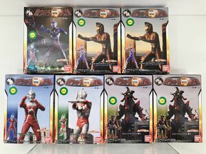 フィギュアまとめ売り/創絶 超ウルトラ8兄弟 -前編- 6種/重複あり 計7点/ティガ・ダイナ・セブン・ジャック/バンダイ【G035】