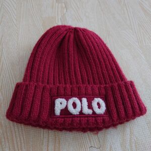 POLO baby ポロベビー ニット帽 赤ちゃん用品 帽子 サイズ46～50cm