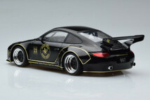 1/18 ポルシェ 黒 ブラック MCG Porsche 911 997 RWB Old & New black Decorated JPS 2020 1:18 新品 梱包サイズ80_画像3