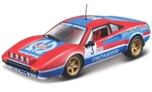 1/43 フェラーリー ラリー モンテカルロ Ferrari 308 GTB No.3 scuderia Ferrari Pioneer Rally Monte Carlo Bburago 梱包サイズ60_画像1