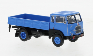 1/87 HOゲージ フィアット トラック 青 ブルー Brekina Starline Fiat 642 flatbed platform trailer blue 1962 1:87 梱包サイズ60